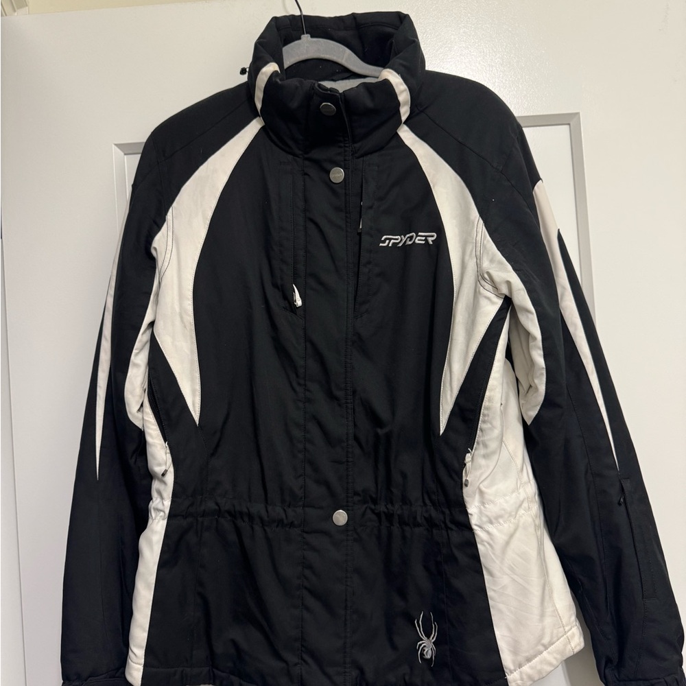 Spyder Women's Black and White Ski Jacket